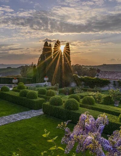 Wisteria La Foce Gardens Tuscany_