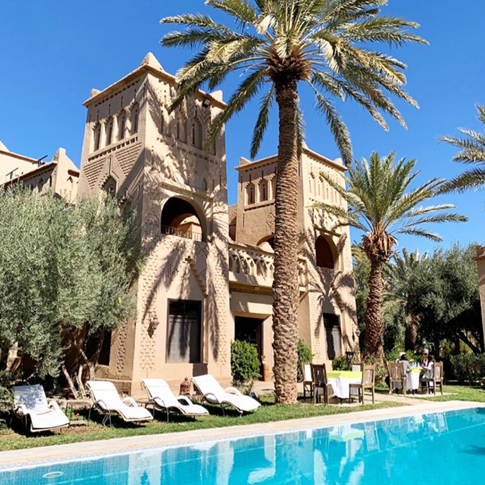 MOROCCO_RIAD Gardens at AdAstra Hotel Florence. The largest private garden in Florence.